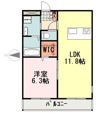 ディアルベルジェ・エスパシオの物件間取画像